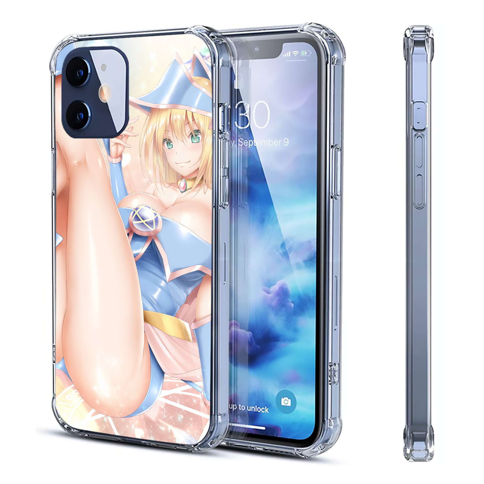 （画像用） 遊☆戯☆王 Yu-Gi-Oh! 【iPhone 12シリーズ対応】透明スマホケース（クリアソフトケース）